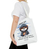 SHH Tote Bag Tote Bag Printify 16" × 16'' White 