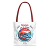 CAMARON QUE SE DUERME Tote Bag Tote Bag Printify 13" × 13'' Red 