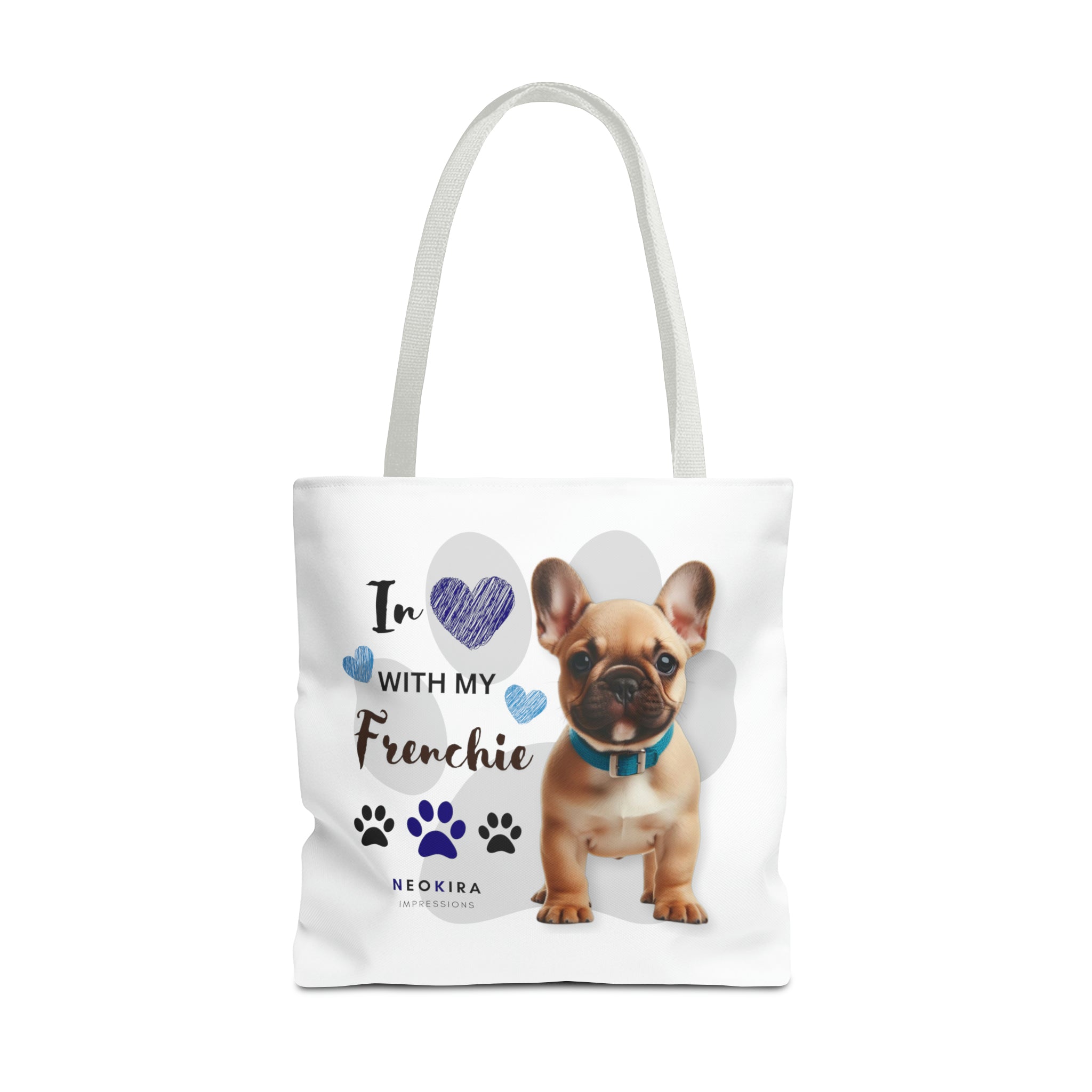 FRENCHIE Tote Bag Tote Bag Printify   