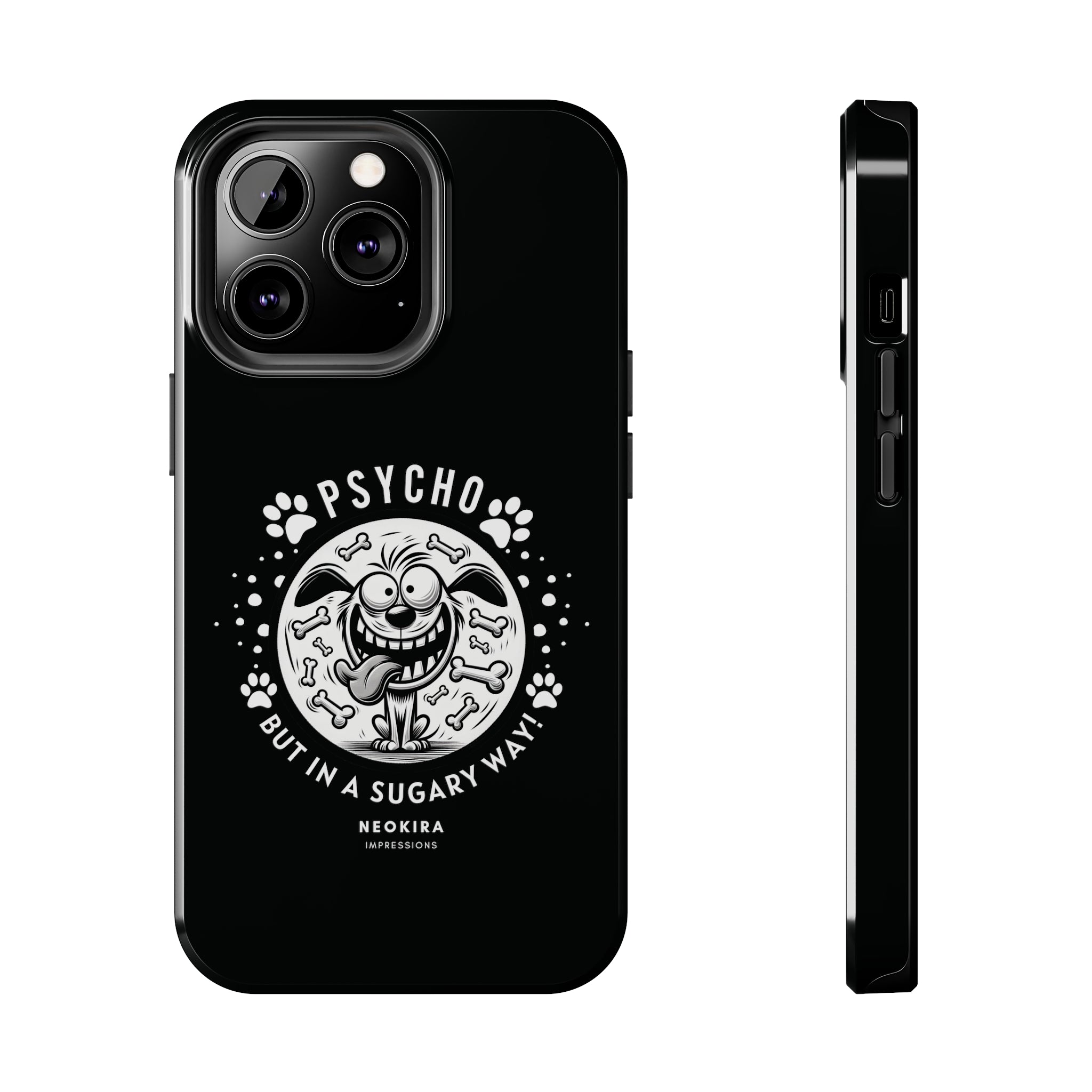 PSYCHO DOG... Tough Phone Cases Phone Case Printify   