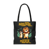 HAKUNAH MATATA BLACK Tote Bag Tote Bag Printify   