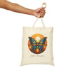 BUTTERFLY Cotton Canvas Tote Bag Tote Bag Printify   