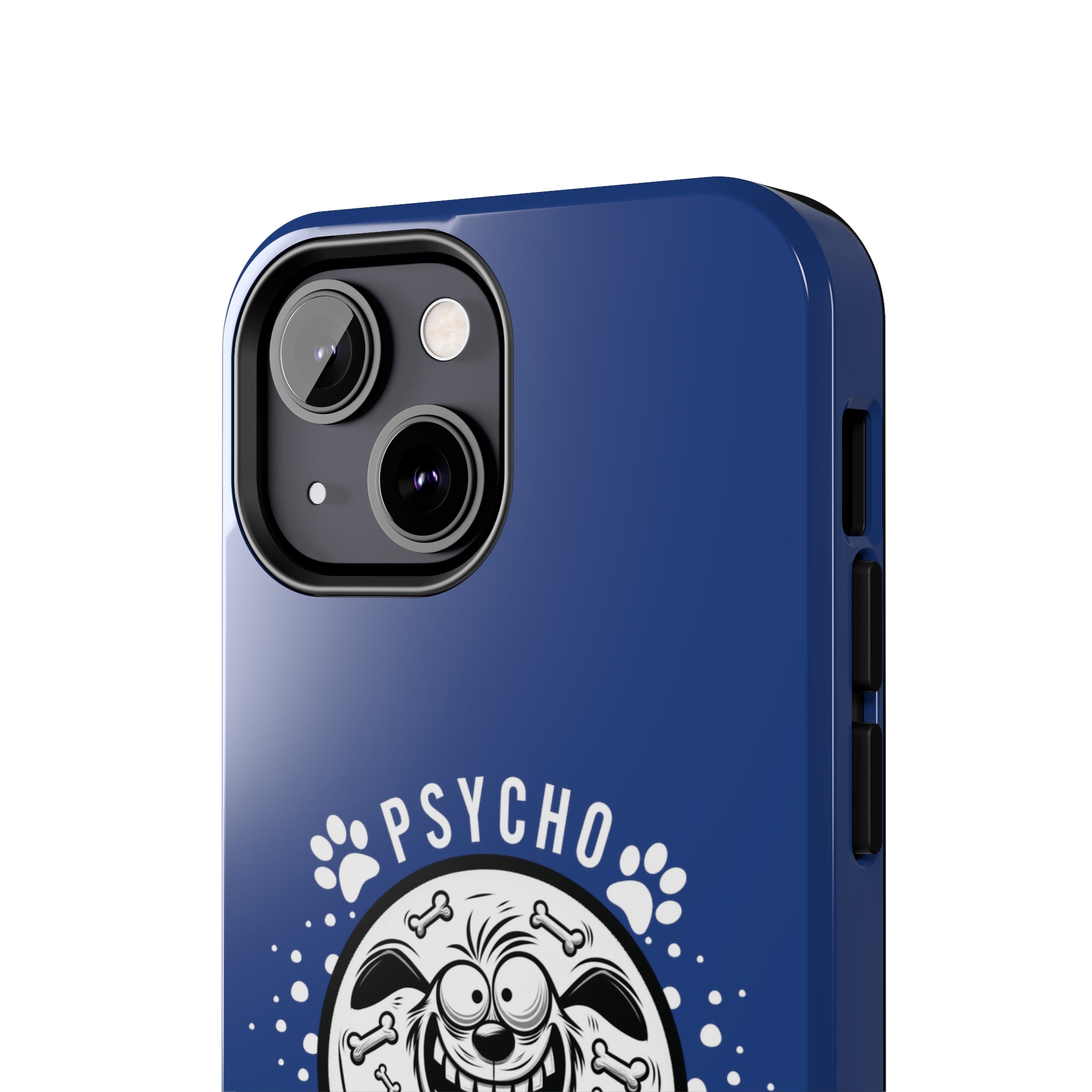 PSYCHO DOG (BLUE) Tough Phone Cases Phone Case Printify   