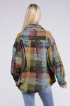 BiBi Loose Fit Buttoned Down Check Shirt Jacket Jacket BiBi   