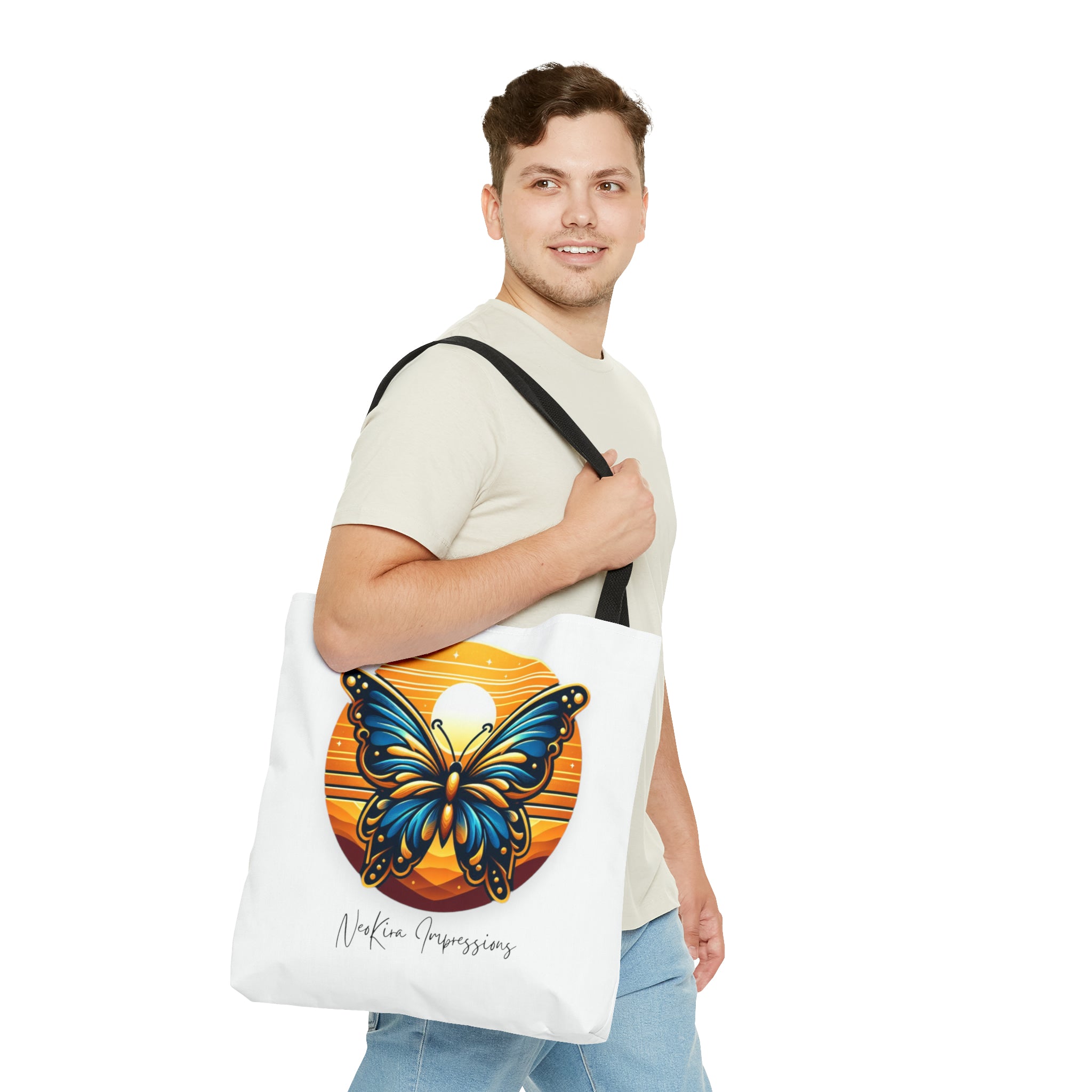 BUTTERFLY Tote Bag Tote Bag Printify   