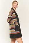 Jade By Jane Multicolor Stripe Cardigan Cardigan Jade By Jane   