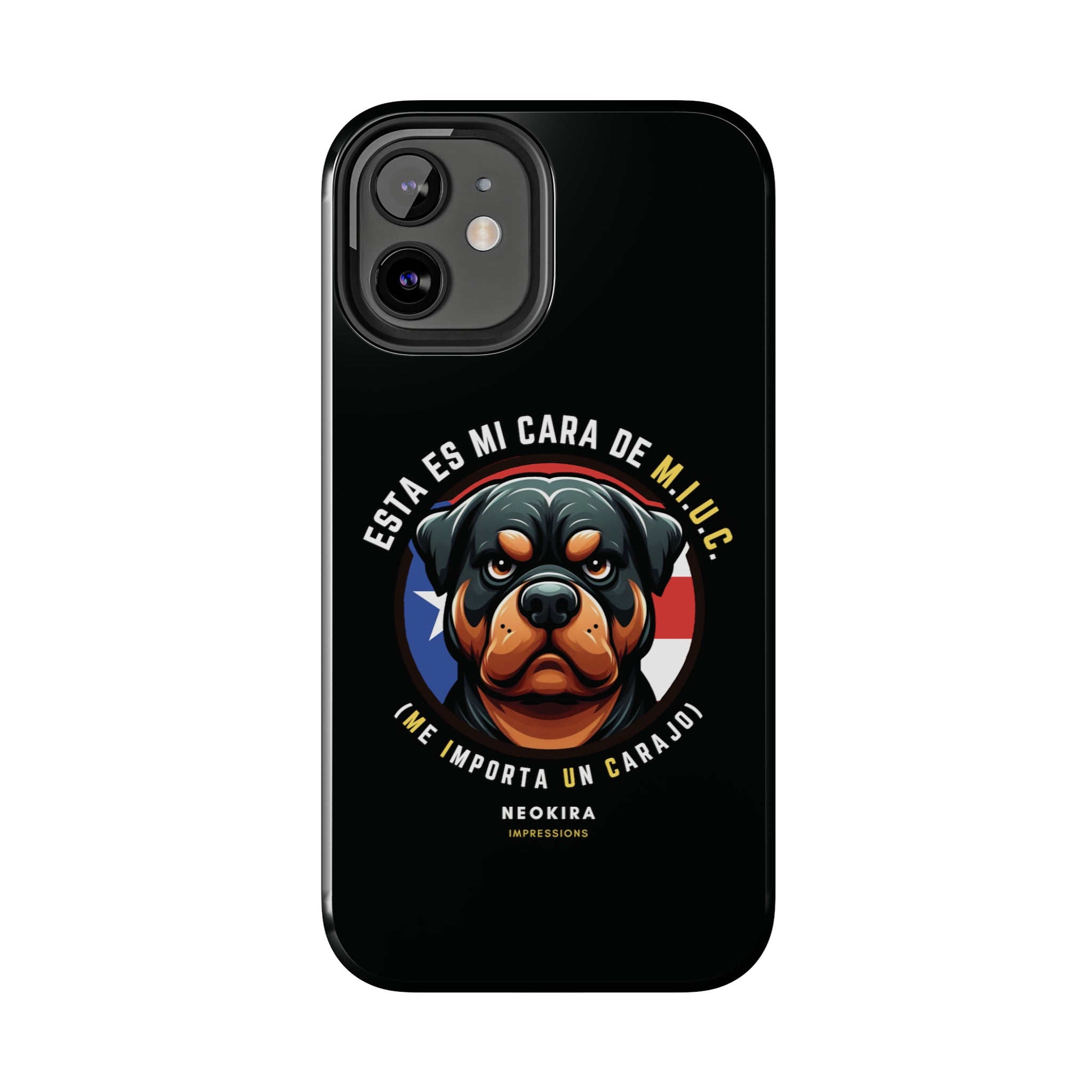 M.I.U.C. (BLACK) Tough Phone Cases Phone Case Printify   