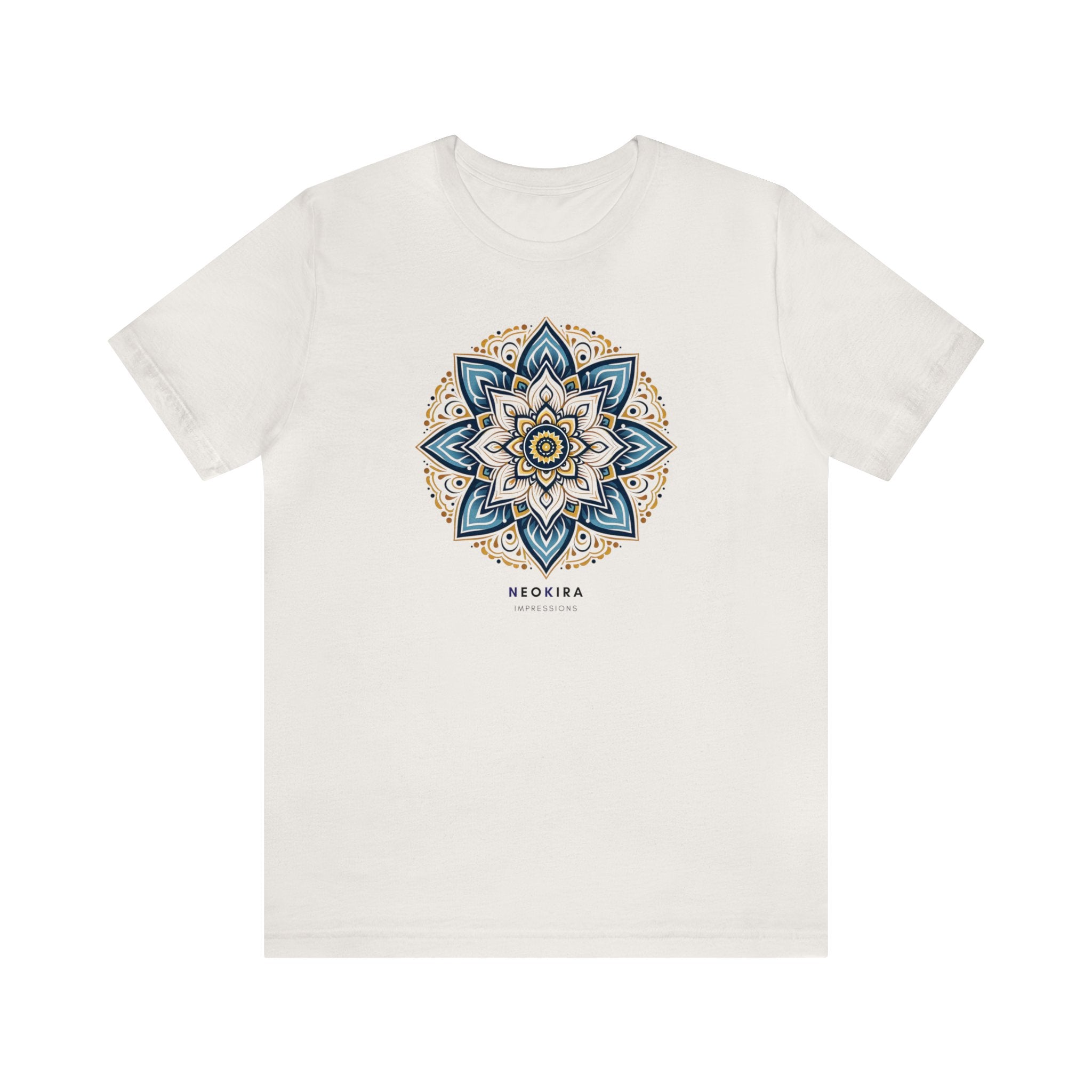 MANDALA Unisex Jersey Short Sleeve Tee T-Shirt Printify Vintage White XS 