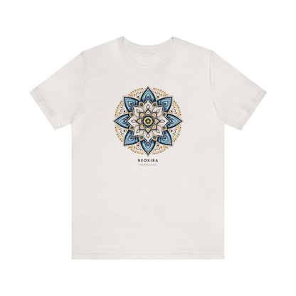 MANDALA Unisex Jersey Short Sleeve Tee T-Shirt Printify Vintage White XS 