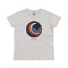 MOON AND STARS Women's Midweight Cotton Tee T-Shirt Printify   