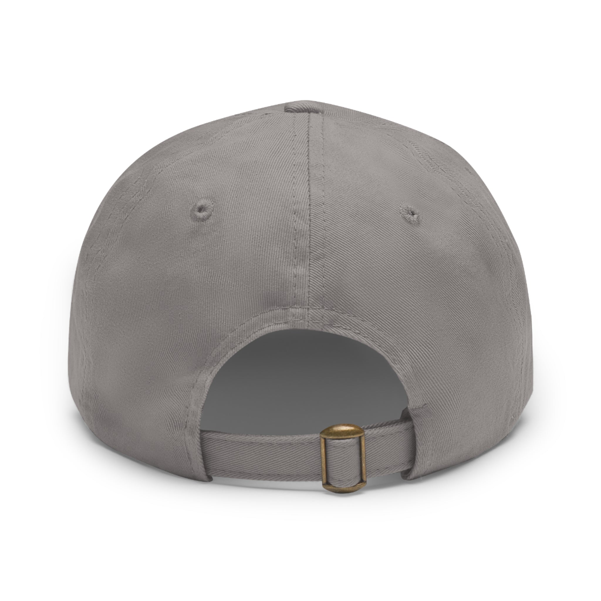 SOY DE AQUI Dad Hat with Leather Patch (Round) Caps Printify   