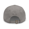 SOY DE AQUI Dad Hat with Leather Patch (Round) Caps Printify   