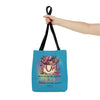 OBVIO QUE TODO ES NECESARIO (TURQUOISE) Tote Bag Tote Bag Printify   