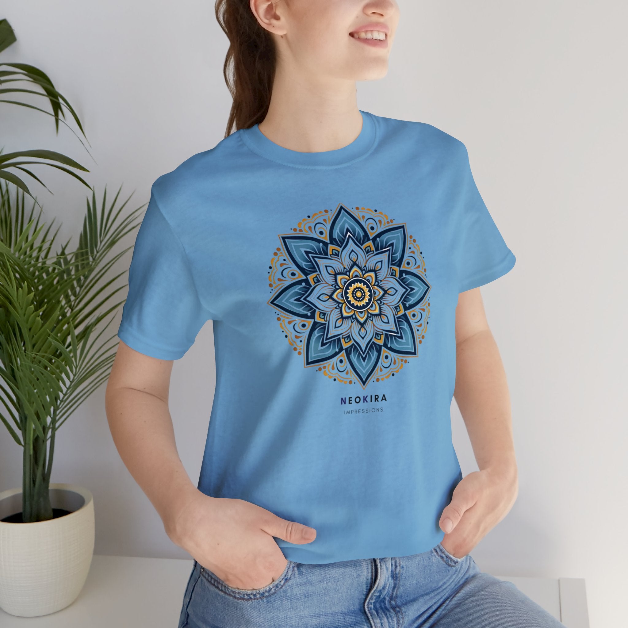 MANDALA Unisex Jersey Short Sleeve Tee T-Shirt Printify   