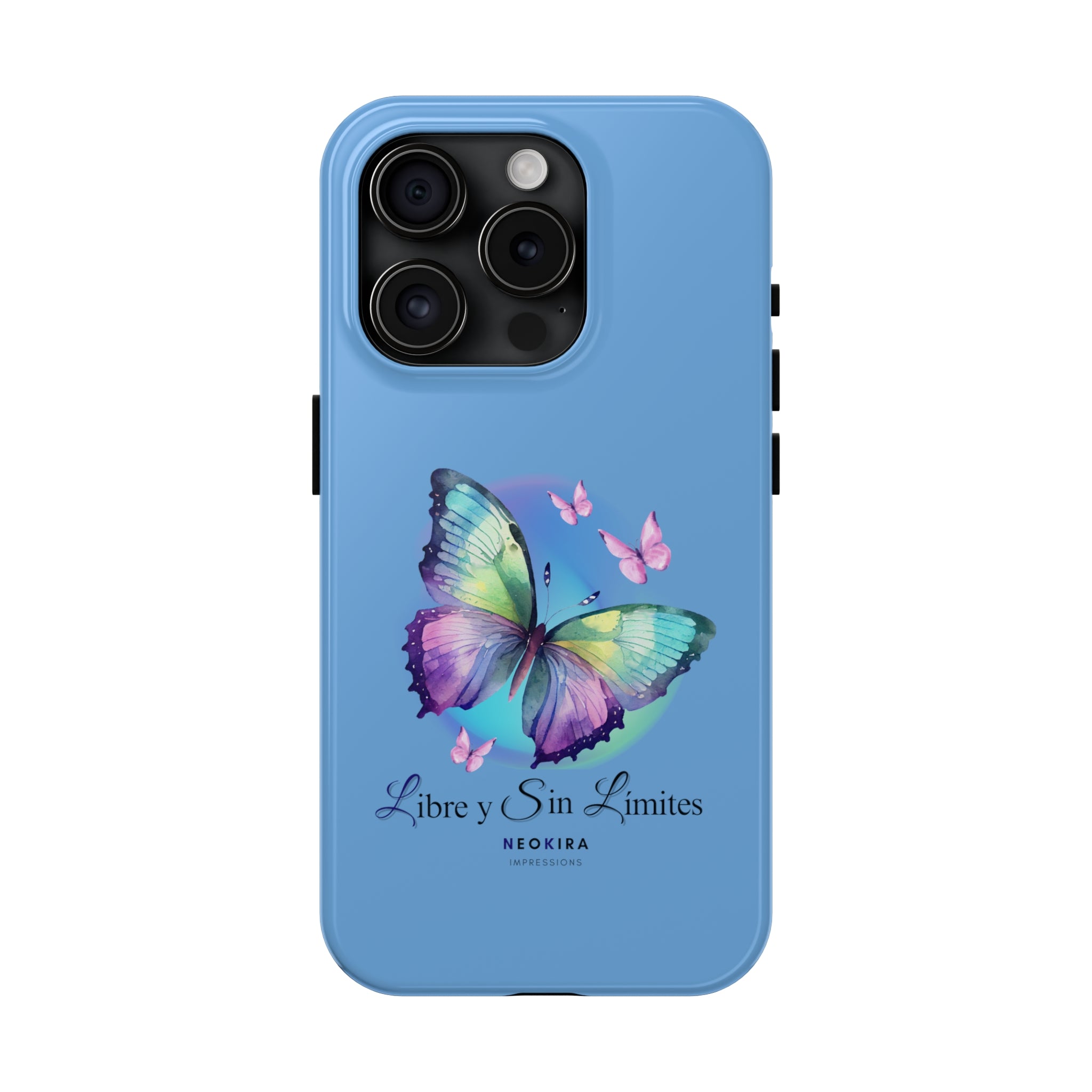 LIBRE Y SIN LIMITES (BLUE) Tough Phone Cases Phone Case Printify   