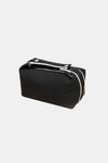 Zenana Waterproof Canvas Travel Cosmetic Bag Cosmetic Bag Trendsi Black One Size 