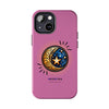 MOON AND STARS (PINK) Tough Phone Cases Phone Case Printify   