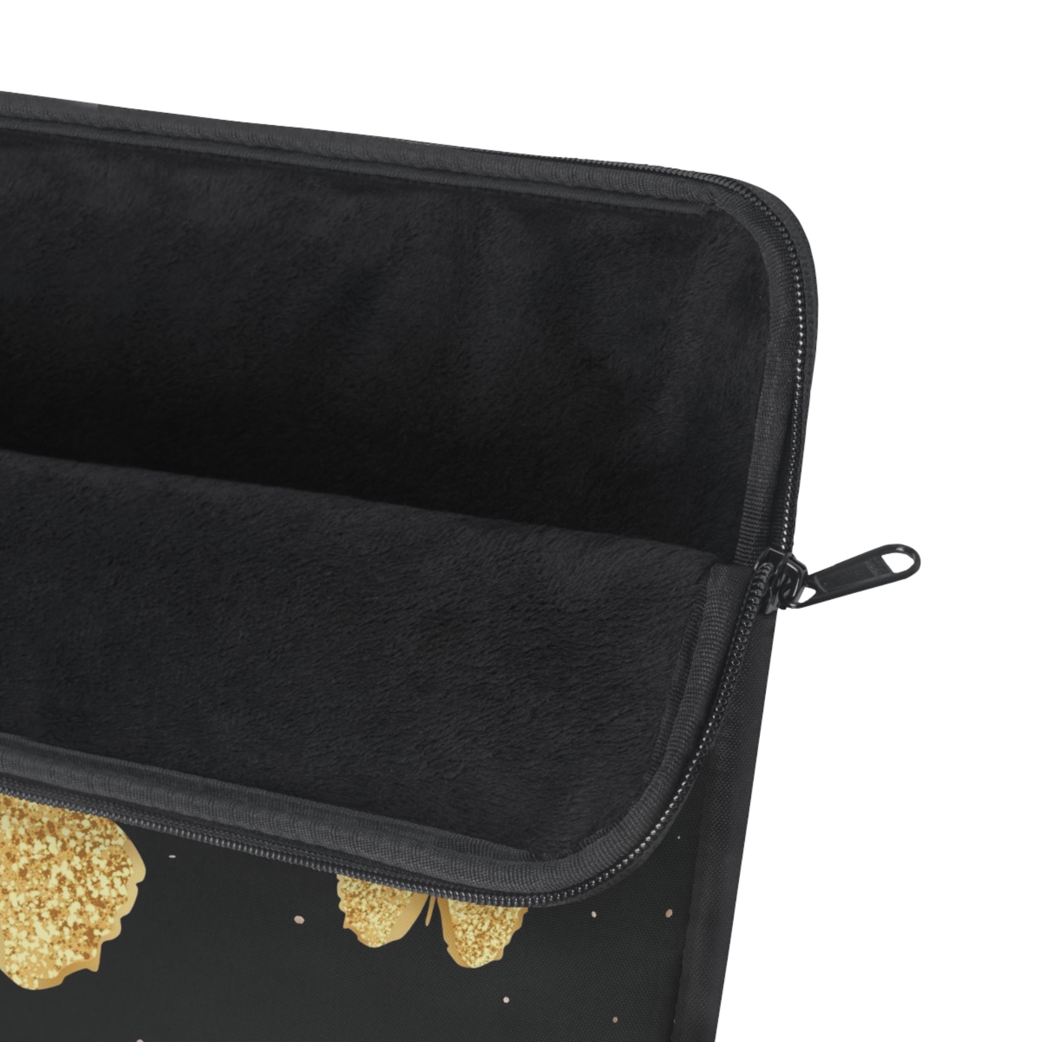 GOLDEN BUTTERFLIES Laptop Sleeve Laptop Sleeve Printify   