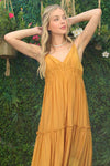 Sunny Elegance Maxi Dress Maxi Dress Lilou YELLOW S 