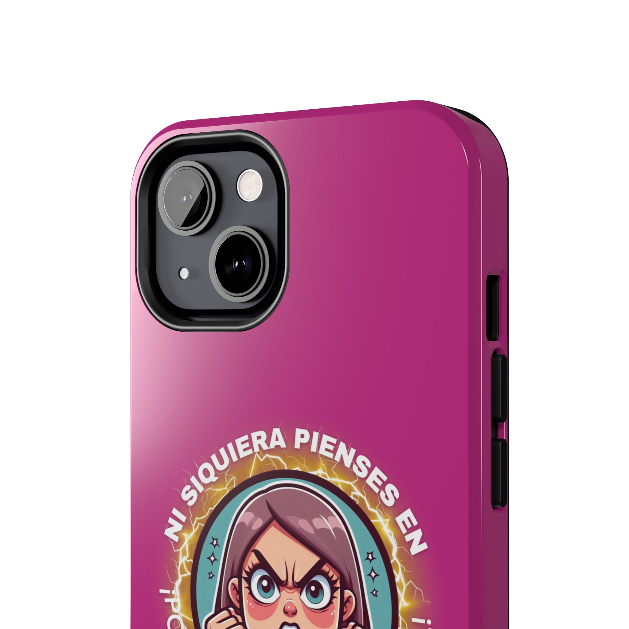 NO PONGAS A PRUEBA MI PACIENCIA (WOMEN PINK) Tough Phone Cases Phone Case Printify   