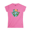 LOVE EARTH Women's Softstyle Tee T-Shirt Printify Azalea S 