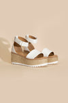 TUCKIN-S PLATFORM SANDALS  Fortune Dynamic WHITE 6 