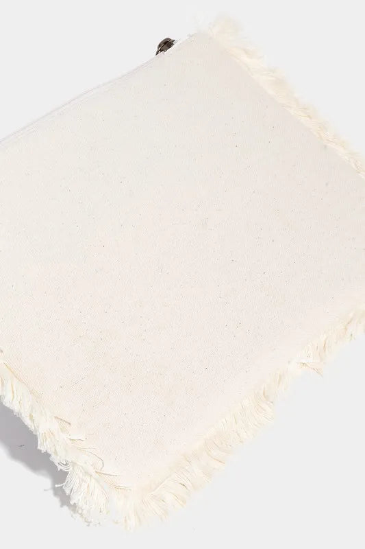 Fame Evil Eye Fringe Cosmetic Bag - NeoKira Unlimited