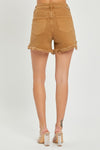 RISEN High Waist Frayed Hem Denim Shorts Denim Shorts Trendsi   