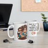 QUE NI SE TE OCURRA DECIRME QUE TENGO SUEÑO Ceramic Mug 11oz 11oz Mug Printify 11oz  