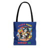 VACAY MODE ON Tote Bag Tote Bag Printify 13" × 13'' Black 