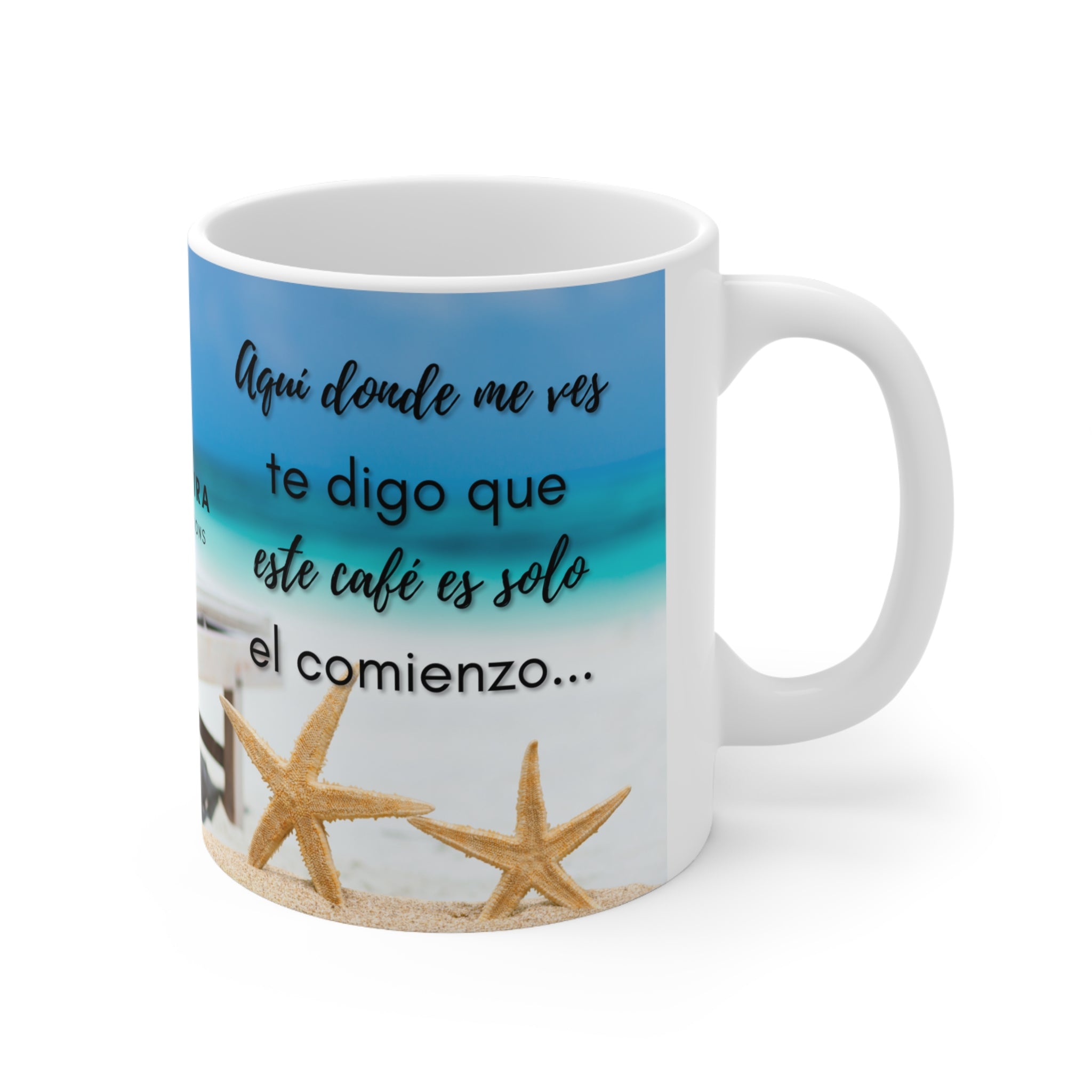 ESTE CAFE ES SOLO EL COMIENZO Ceramic Mug 11oz 11oz Mug Printify   