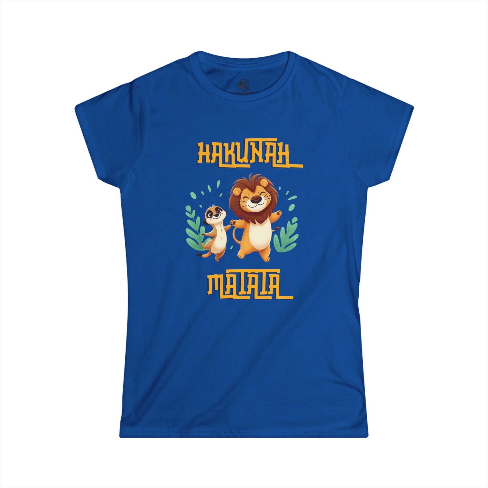 HAKUNAH MATATA Women's Softstyle Tee T-Shirt Printify Royal S 