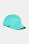 Zenana Bow Embroidered Washed Cotton Caps Caps Trendsi   