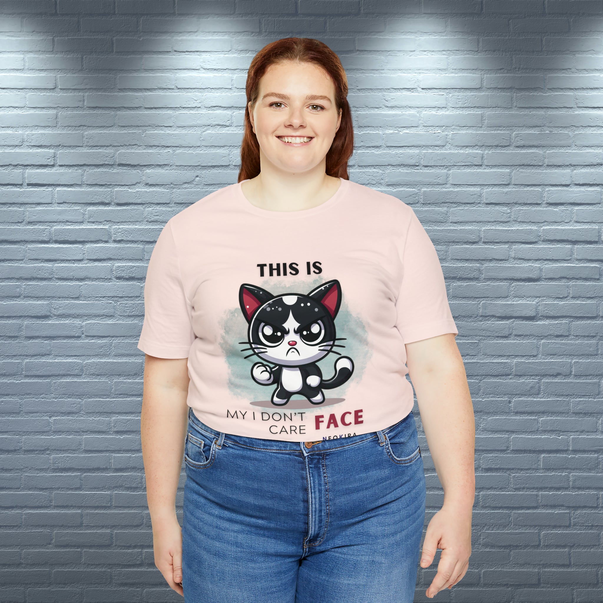 THIS IS MY I DON'T CARE FACE Unisex Jersey Short Sleeve Tee - NeoKira Unlimited