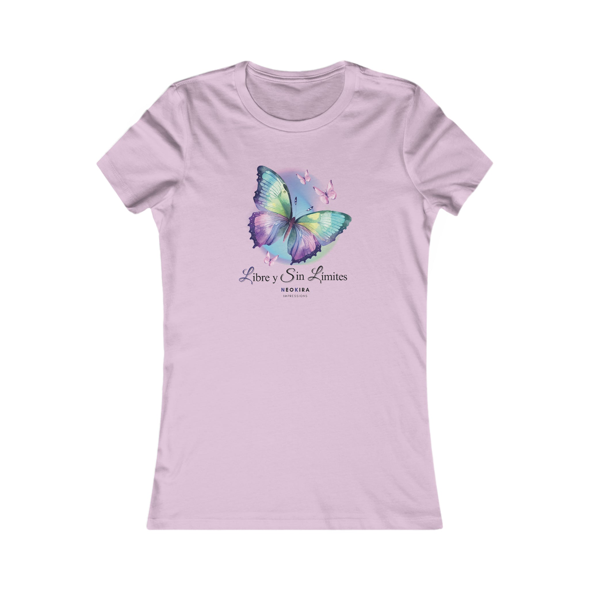 LIBRE BUTTERFLY Women's Favorite Tee T-Shirt Printify XL Lilac 