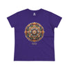 MANDALA Women's Midweight Cotton Tee T-Shirt Printify Purple S 