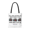 TAKING SNAPS IS MY JAM Tote Bag Tote Bag Printify   