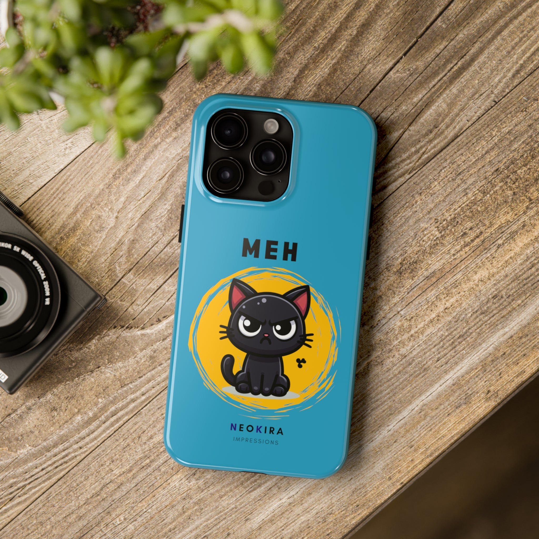 MEH (BLUE) Tough Phone Cases Phone Case Printify iPhone 15 Pro Max  