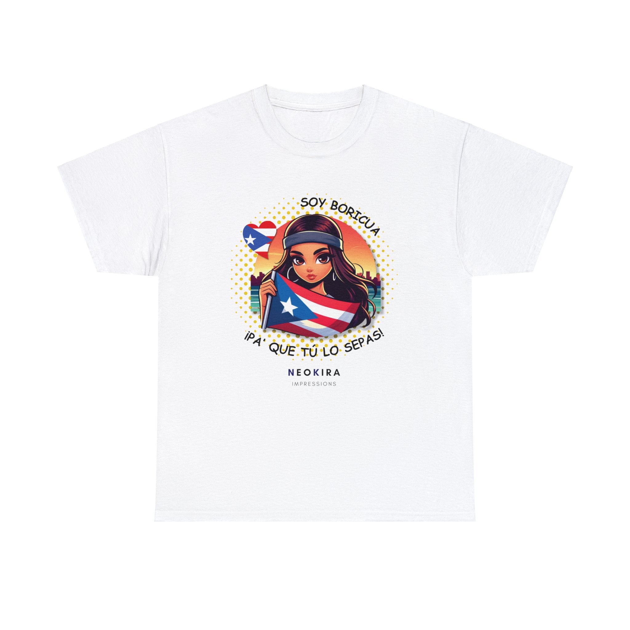 SOY BORICUA PA QUE TU LO SEPAS Unisex Heavy Cotton Tee T-Shirt Printify   