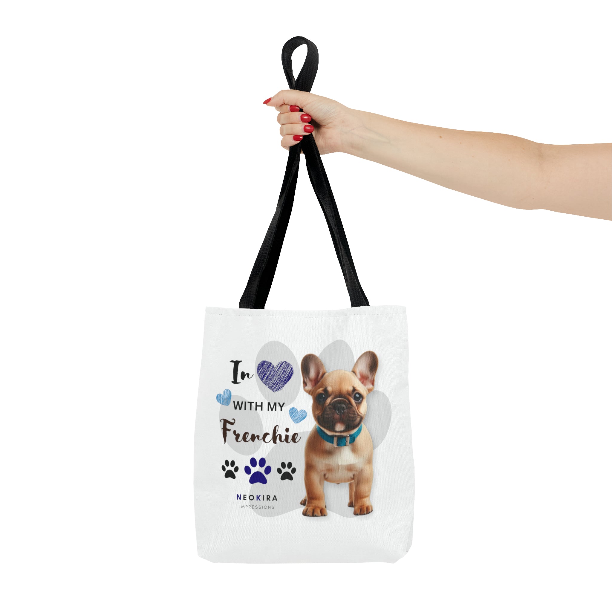 FRENCHIE Tote Bag Tote Bag Printify 13