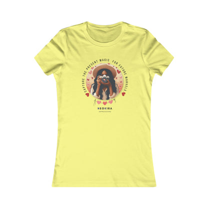 CAPTURE THE PRESENT Women's Favorite Tee T-Shirt Printify S Yellow 