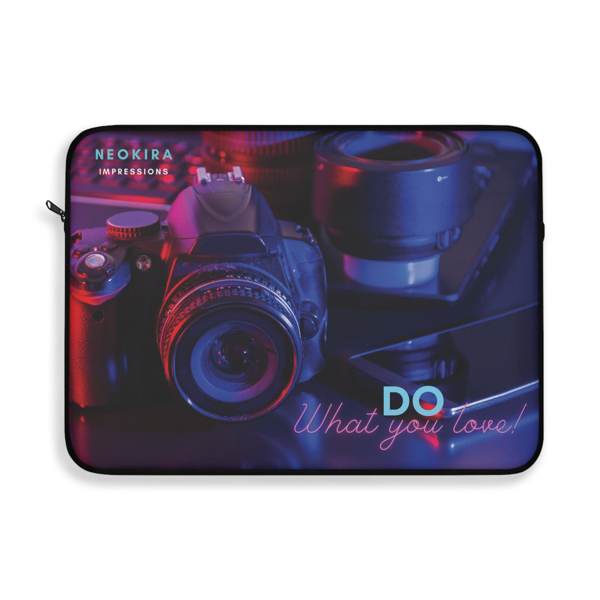 LOVE PHOTOGRAPHY Laptop Sleeve Laptop Sleeve Printify 15