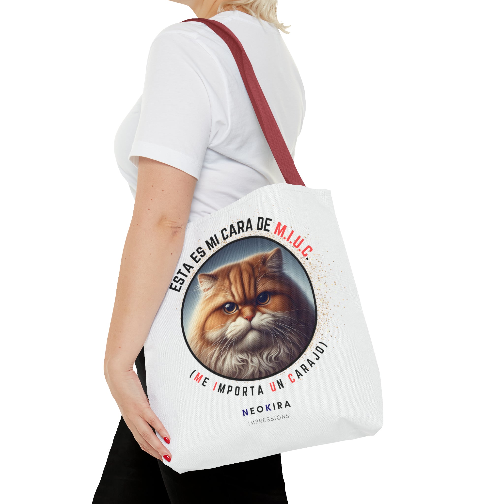 MIUC CAT Tote Bag Tote Bag Printify   