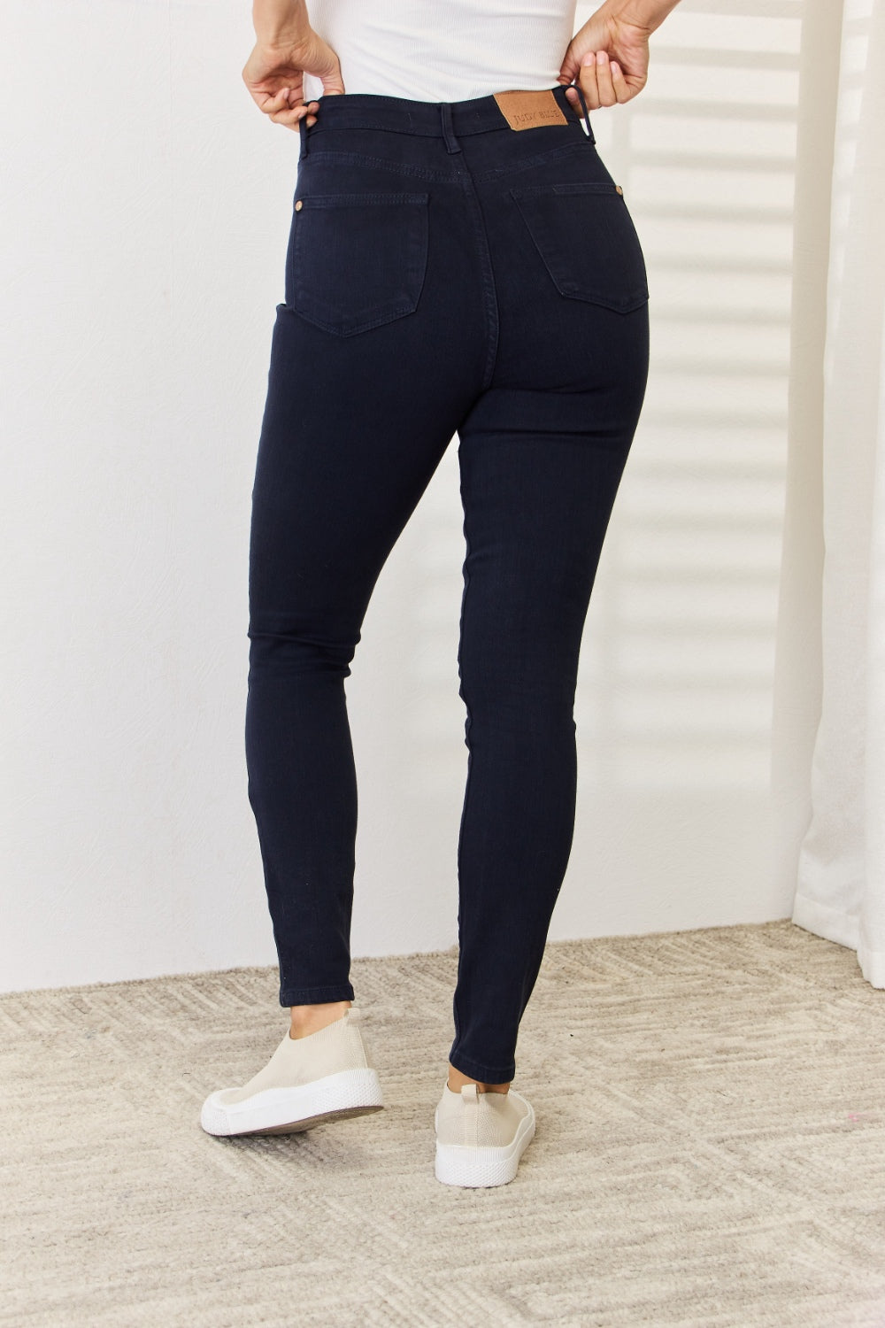 Judy Blue Full Size Garment Dyed Tummy Control Skinny Jeans - NeoKira Unlimited