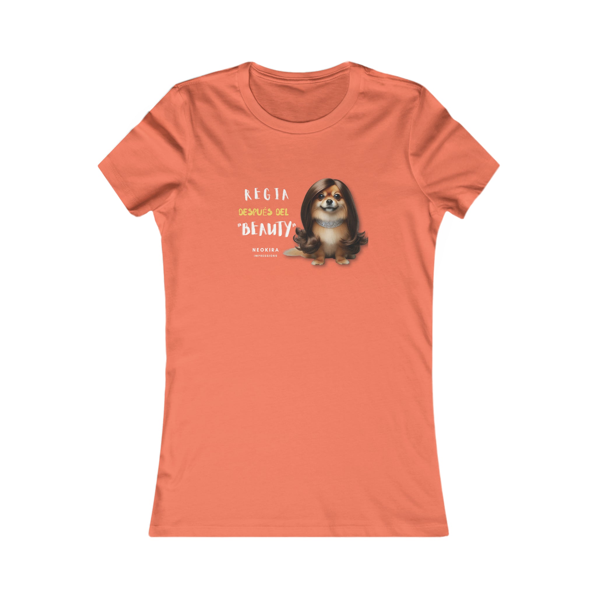 REGIA DESPUES DEL BEAUTY II Women's Favorite Tee T-Shirt Printify S Coral 