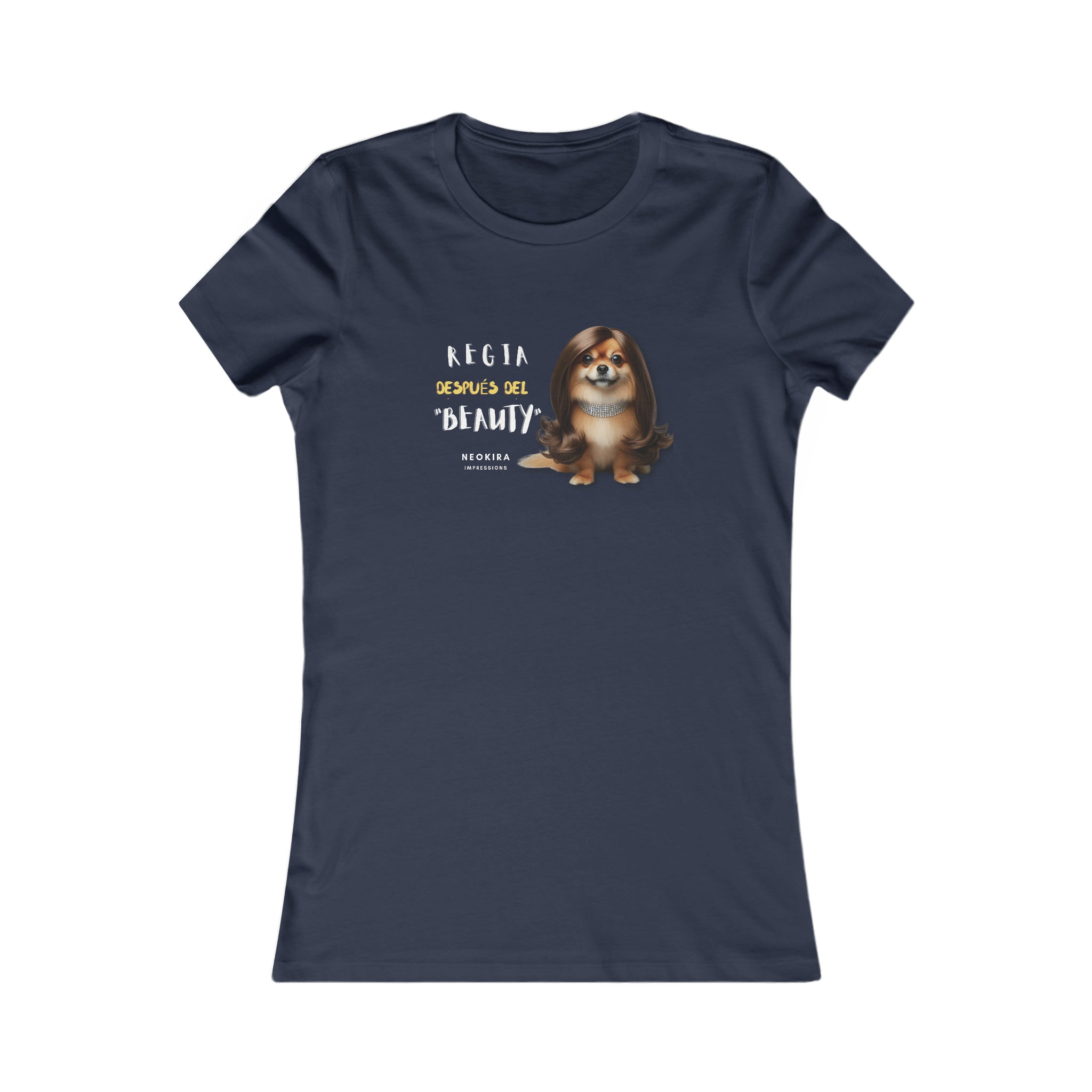 REGIA DESPUES DEL BEAUTY II Women's Favorite Tee T-Shirt Printify S Navy 