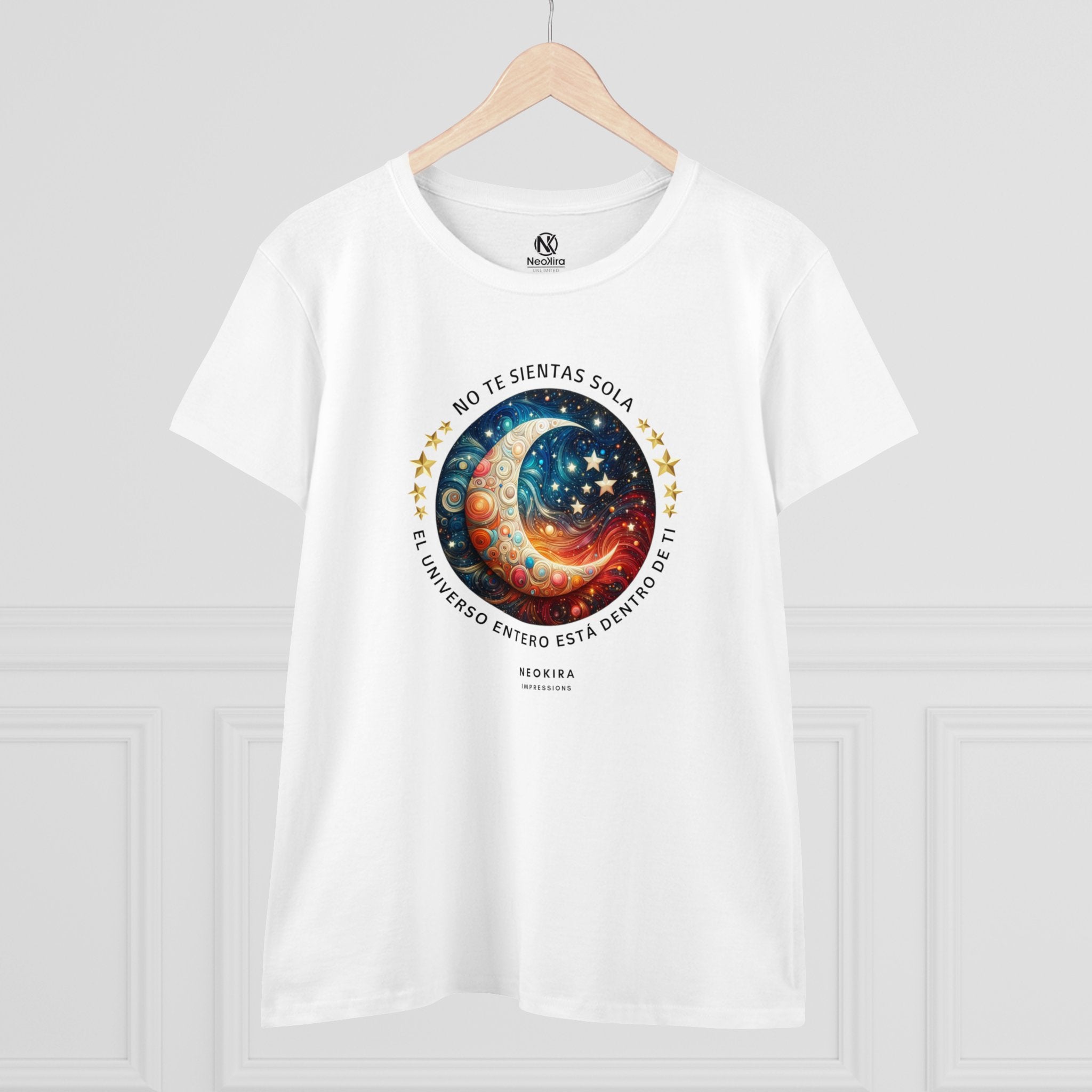 NO TE SIENTAS SOLA Women's Midweight Cotton Tee - NeoKira Unlimited