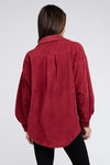 BiBi Fleece Buttoned Down Oversized Jacket Jacket BiBi   