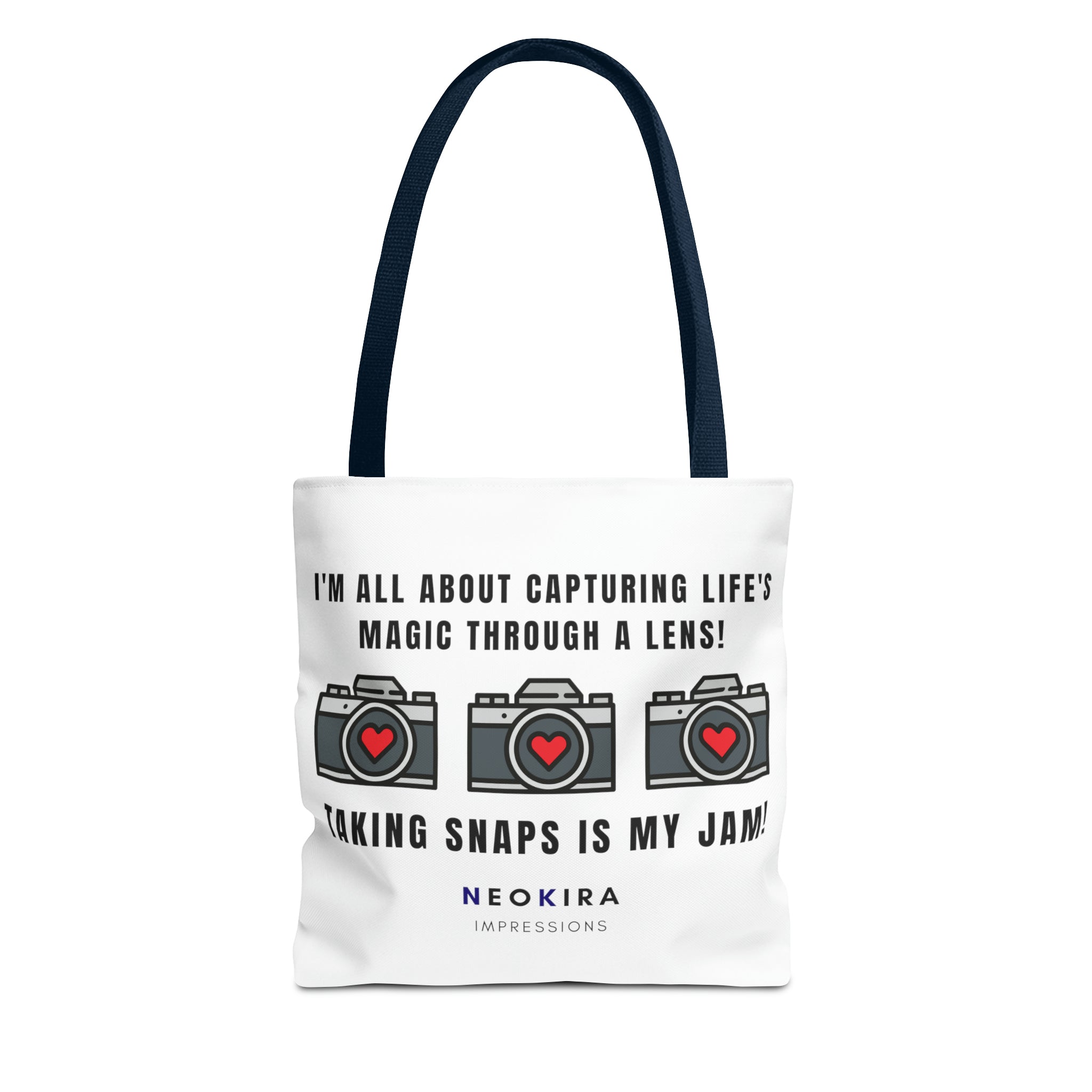 TAKING SNAPS IS MY JAM Tote Bag Tote Bag Printify 13