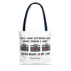 TAKING SNAPS IS MY JAM Tote Bag Tote Bag Printify 13" × 13'' Navy 